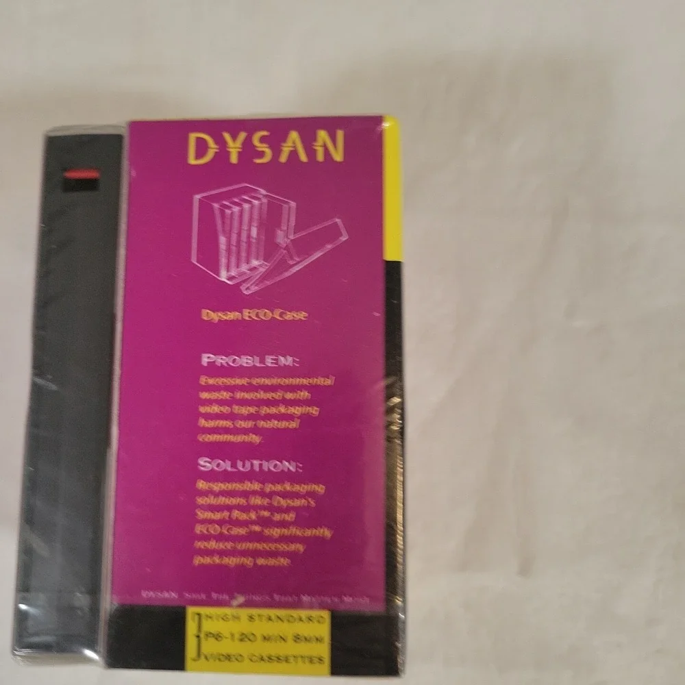 Dysan 8mm Video Cassette 120 Min Digital Buy 3 Get 1 Free Brand New Sealed